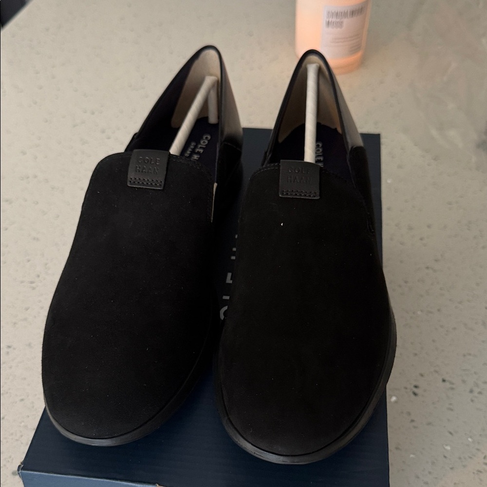 Cole Haan Men's Black Suede Loafers